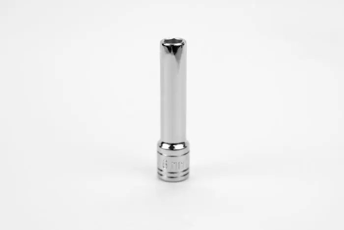 SK Tools - Socket Chrome 1/4dr Deep 6pt 6mm - 41701 SK Tools