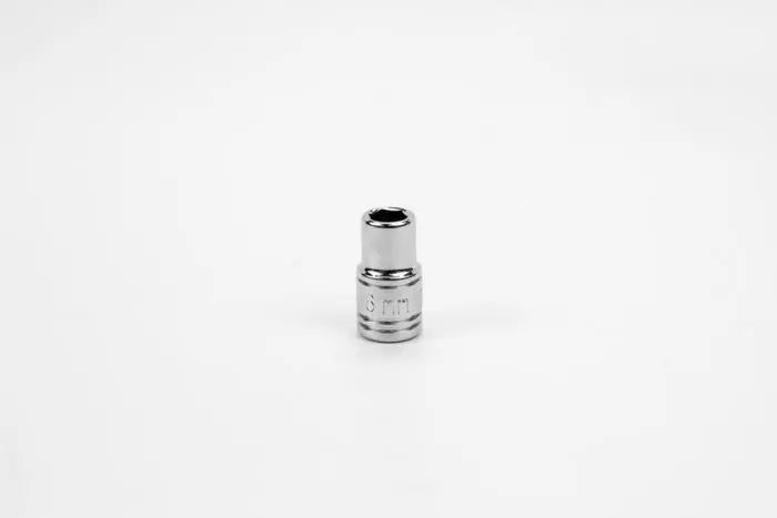 SK Tools - Socket Chrome 1/4dr Standard 6pt 6mm - 40704 SK Tools