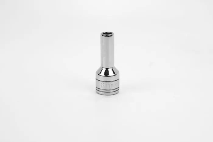 SK Tools - 6 mm 3/8" Drive 6 Point Metric Deep Chome Socket - 8406 SK Tools