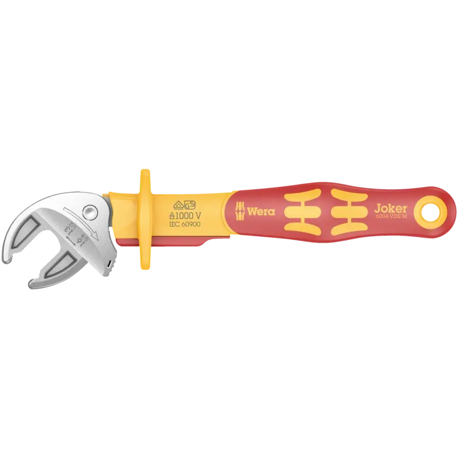 Wera 6004 Joker M VDE Insulated Self-Setting Spanner - WE 05020152001 