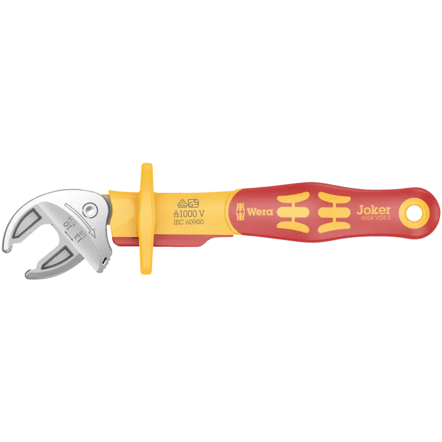 Wera 6004 Joker S VDE Insulated Self-Setting Spanner - WE 05020151001 