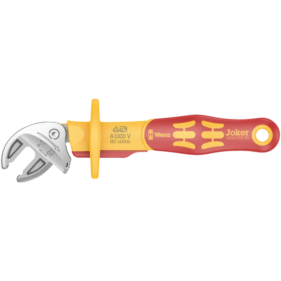 Wera 6004 Joker XS VDE Insulated Self-Setting Spanner - WE 05020150001 