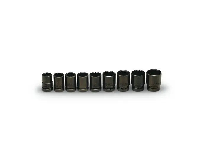 Wright Tool 9 Piece 3/4 in Drive 12-Point Standard SAE Black Oxide Impact Socket Set, 3/4 - 1-1/4 in - WT 603 Socket Set Wright Tool