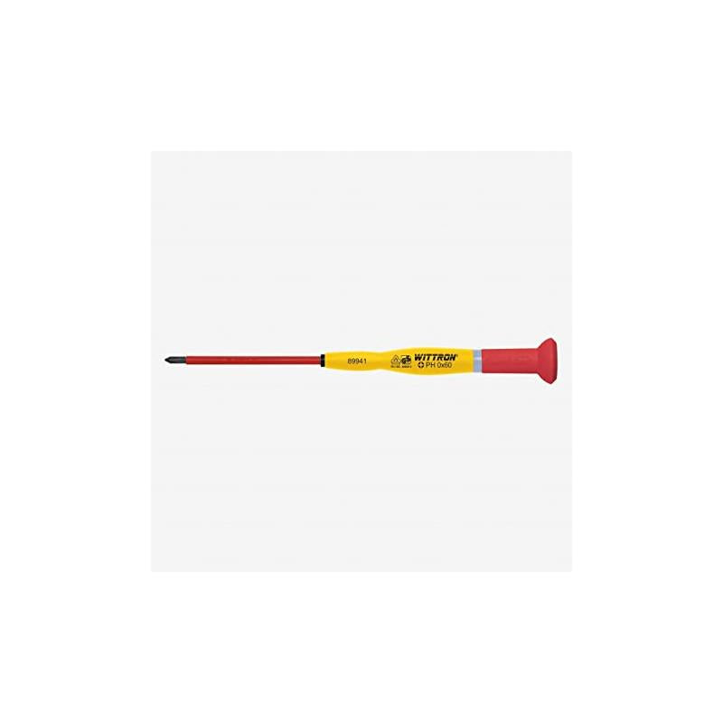 Knipex Wittron 1000V Insulated Phillips Screwdriver, PH0 x 2-1/4 in - KN 9T 89941