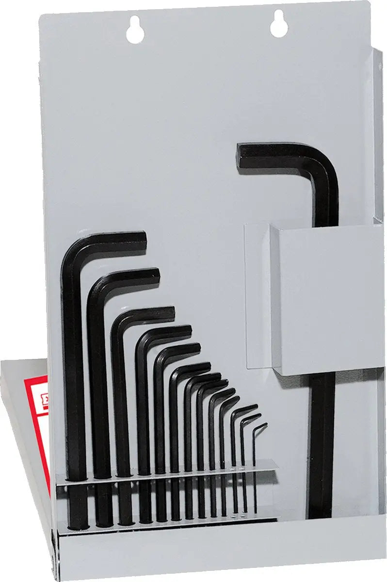 Eklind Set of 16 Ball End Long Hexagon L-Key with Metal Box - EK 13216 Hexagon L-Key Set Eklind