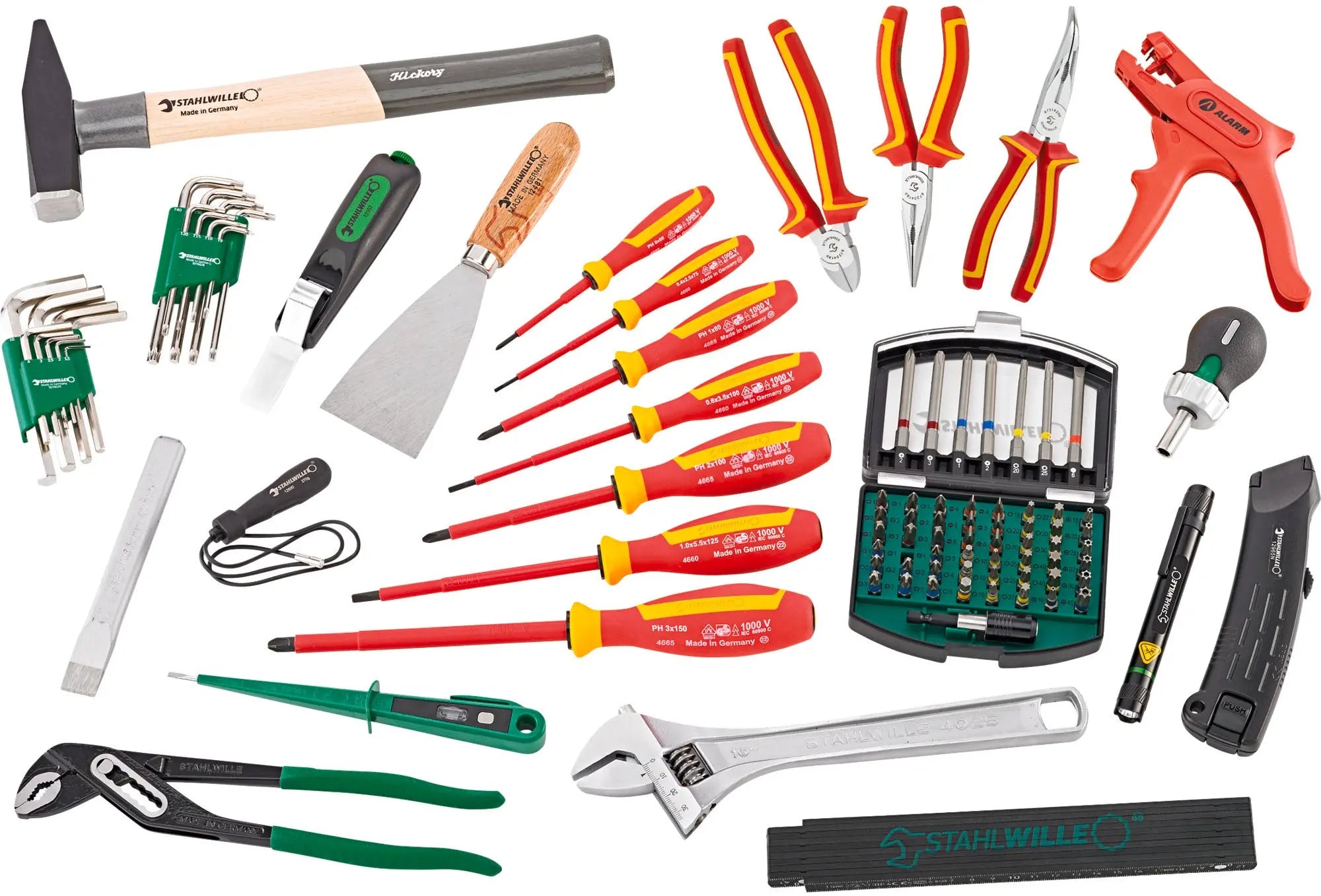 Stahlwille Set of 96 Electric Assortment Tools with L-BOXX - ST 97830702 Stahlwille