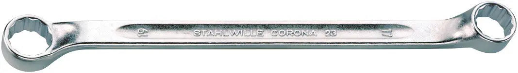 Stahlwille Double Ended Ring Wrench, 328mm, 21 x 23mm - ST 41072123 Stahlwille