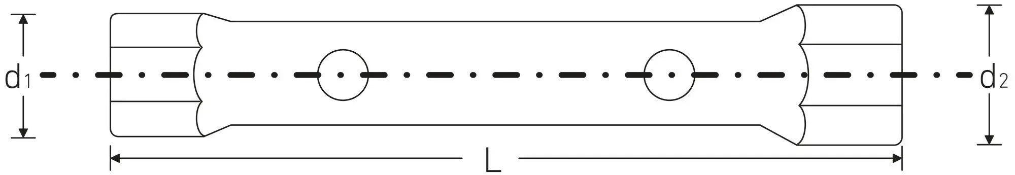 Stahlwille Box Wrench, 24 x 26mm - ST 43332426 Stahlwille