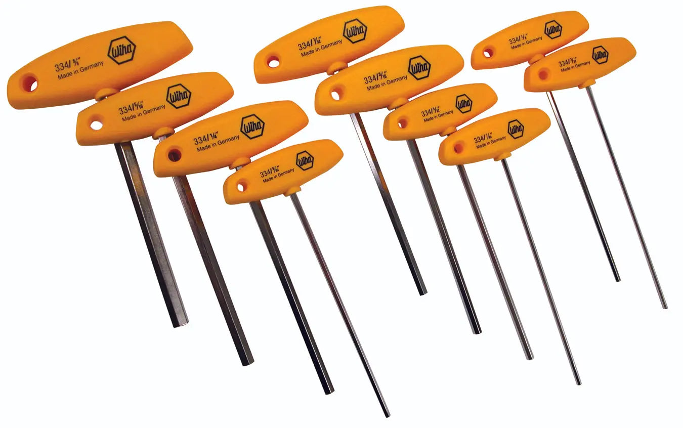 Wiha 33492, Hex Inch T-Handle 10 Pc. Set Wiha