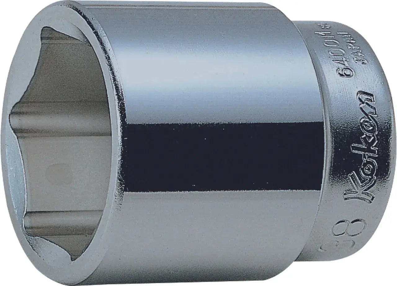 Ko-ken Tools 3/4 in Square Drive 6-Point Socket, 49mm - 6400M-49