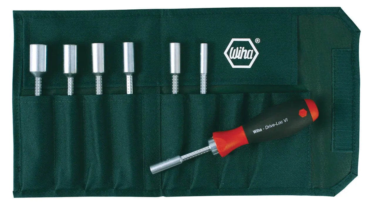 Wiha 28196, Drive-Loc VI Inch Nut Driver 8 Pc. Set Wiha
