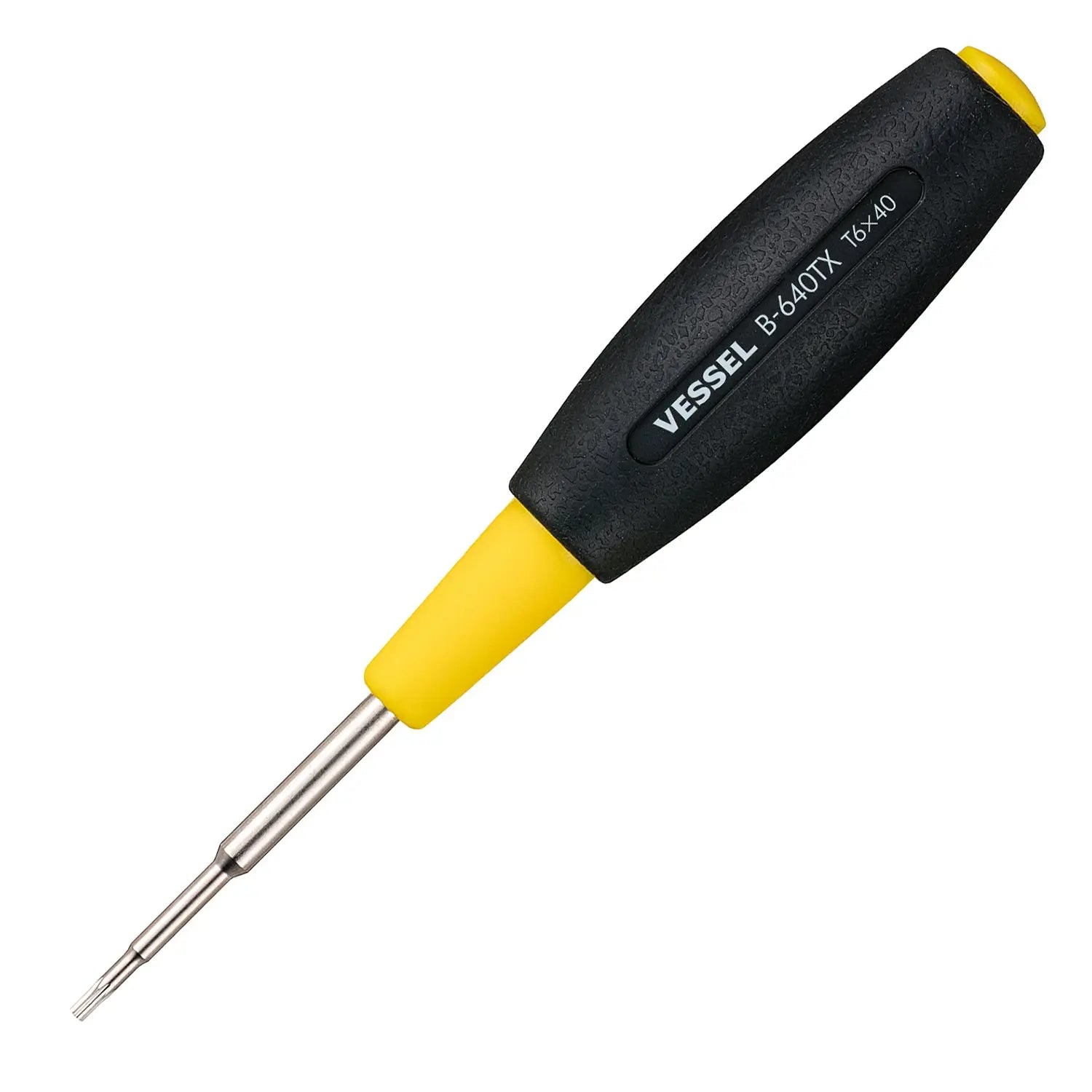 Vessel Tools Cushion Grip Torx Screwdriver, T6 x 40mm - VL 640T640 Vessel Tools