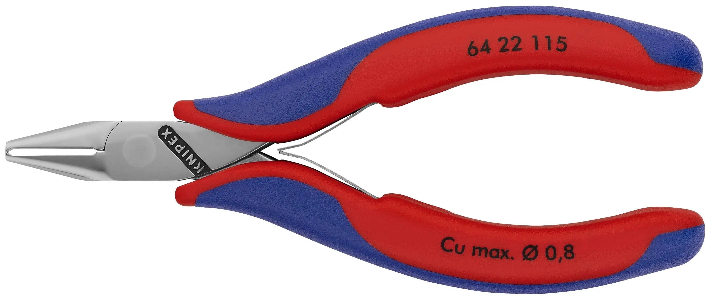 Knipex 64 22 115 KN | Electronics End Cutting Nippers, Multi-Component Knipex