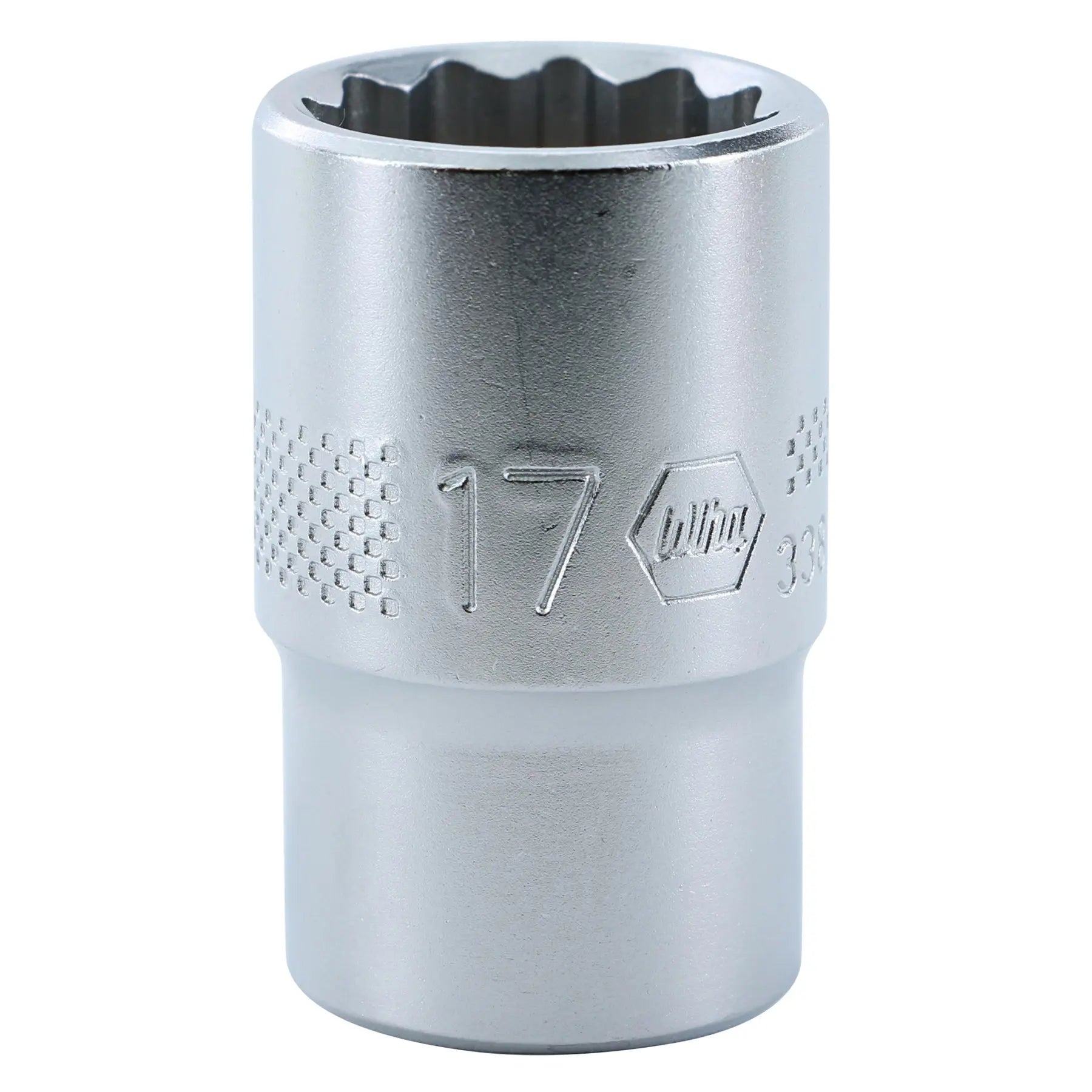 Wiha 33833, 1/2" Drive Socket, 12 Point, 17.0mm Wiha