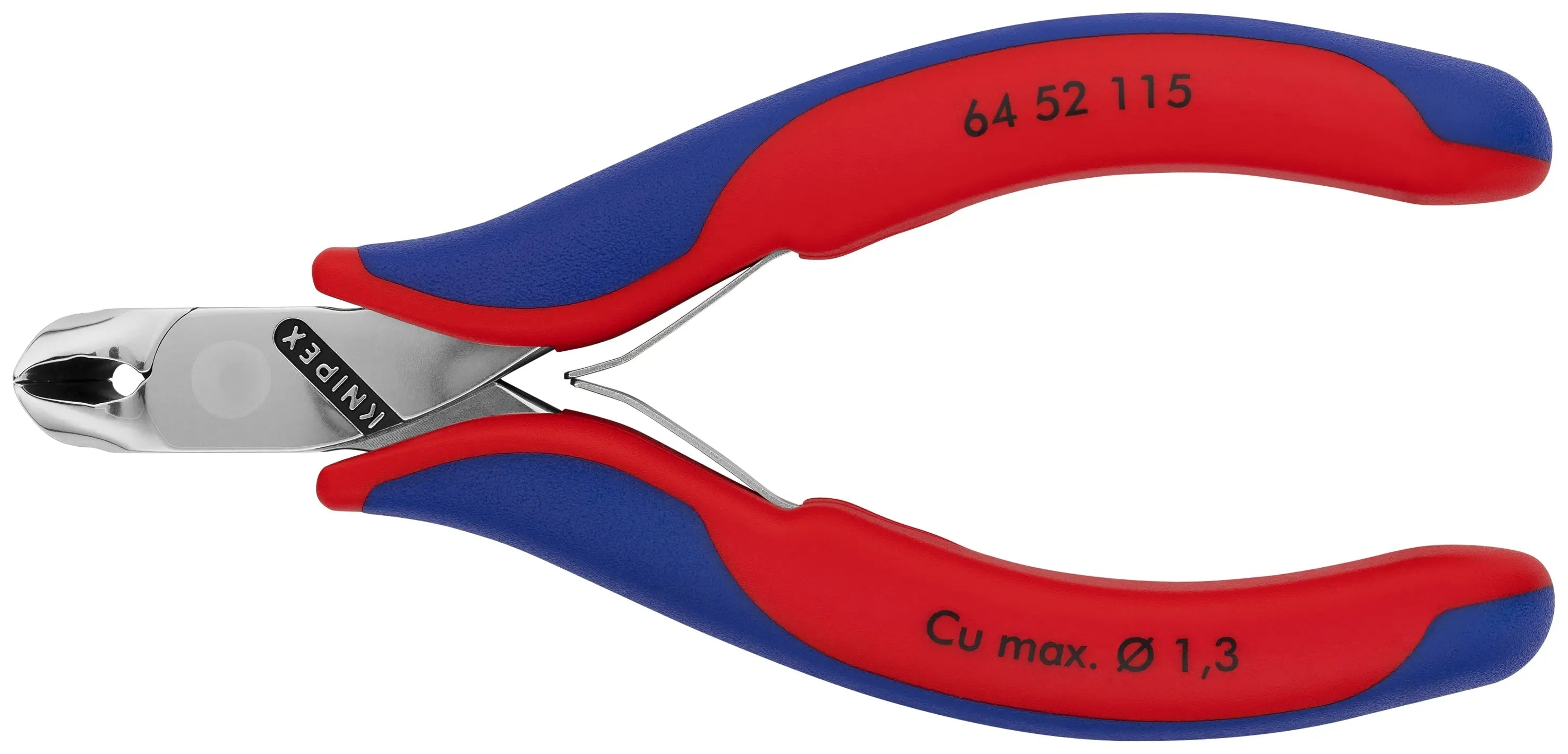 Knipex 64 52 115 KN | Electronics End Cutting Nippers, Multi-Component Knipex