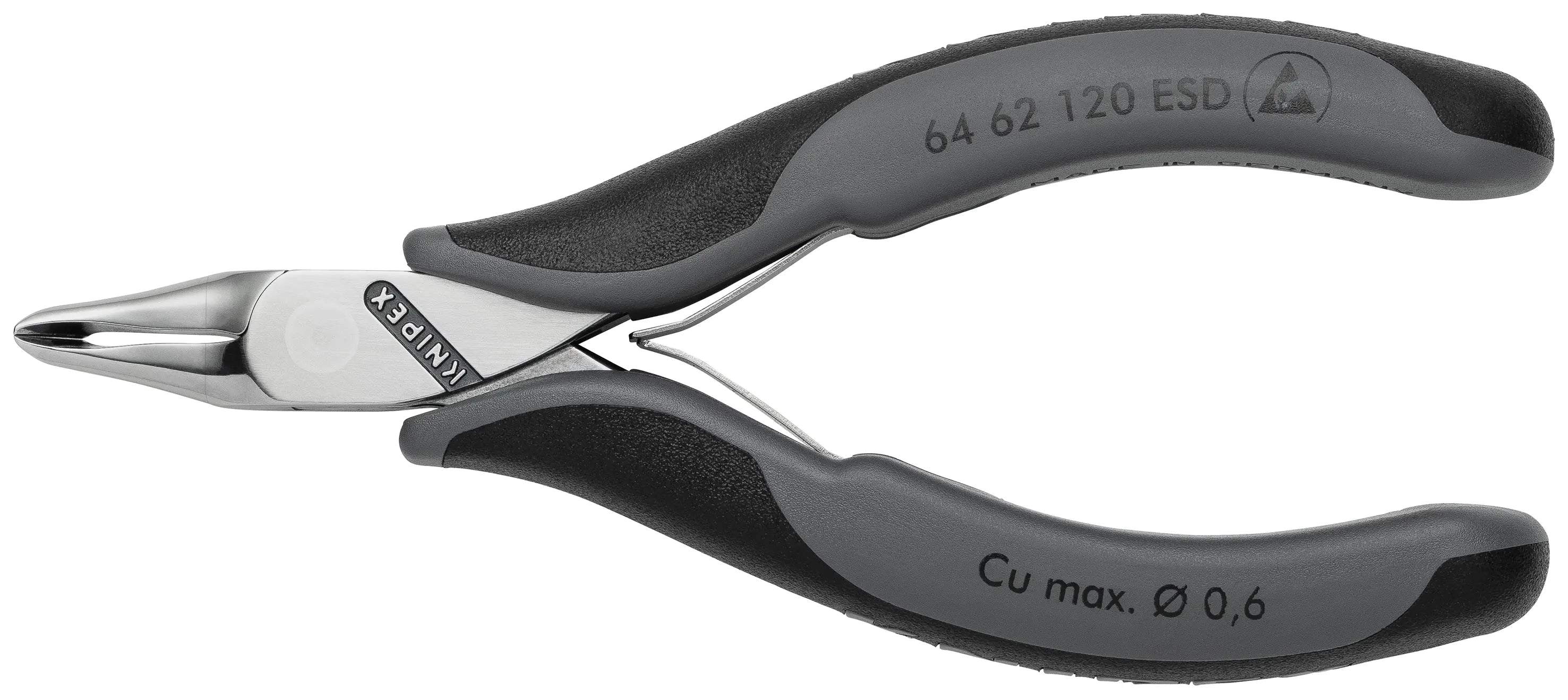 Knipex 64 62 120 ESD KN | Electronics End Cutting Nippers, ESD Knipex