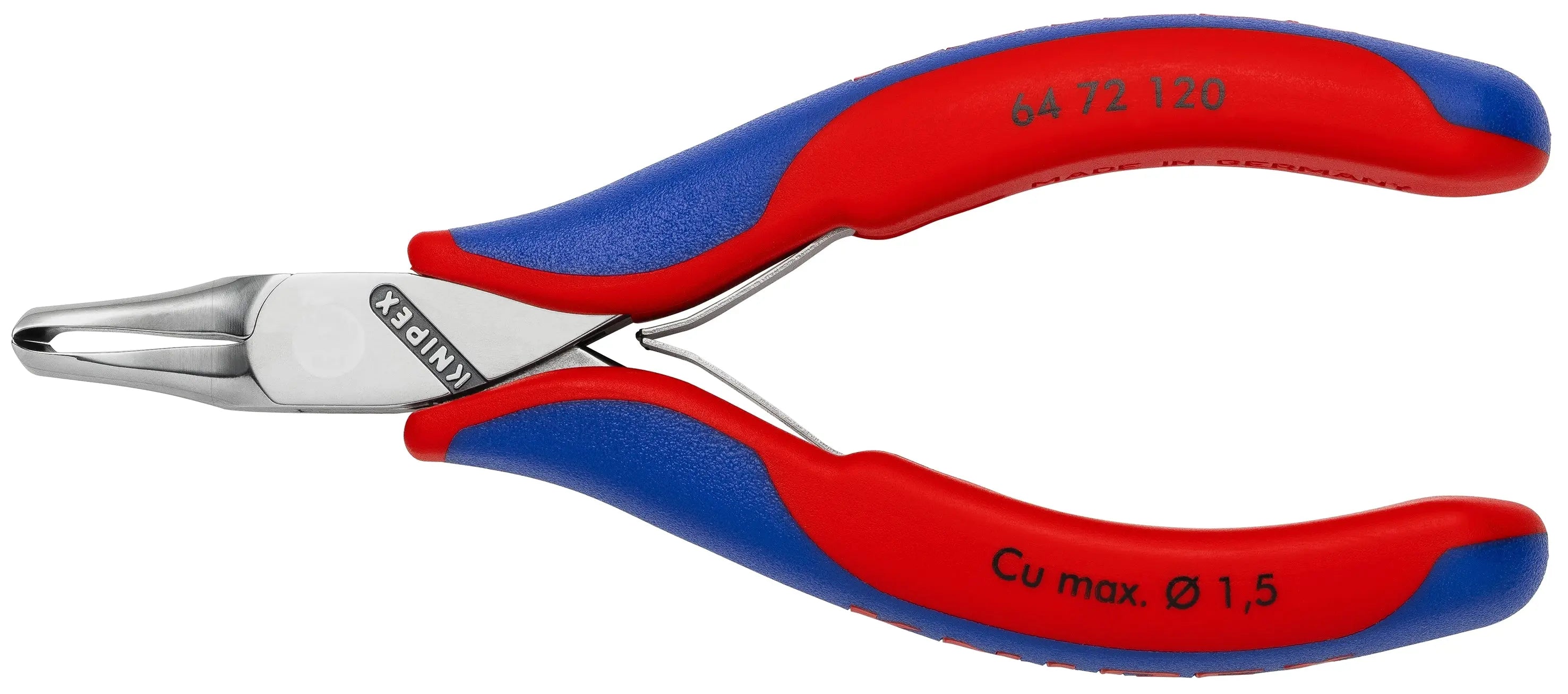 Knipex 64 72 120 KN | Electronics End Cutting Nippers, Multi-Component Knipex
