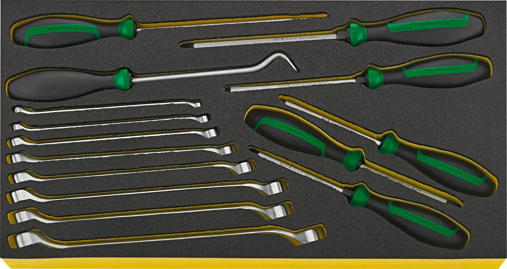 Stahlwille Set of 206 7-Drawer AOG-Kit for Aircraft with Tool Trolley No. 13217 - ST 98814915 Stahlwille