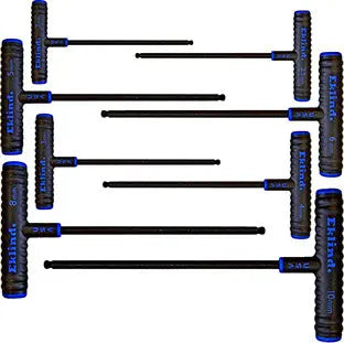 Eklind Set of 8 Power-T Hexagon Key with T-Handle - EK 64808 Hexagon Key Set Eklind