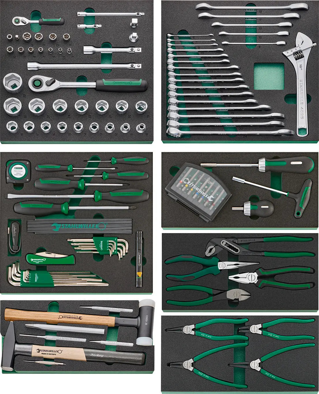 Stahlwille Set of 161 Assortment Tool with TCS Insert - ST 97830256 Stahlwille