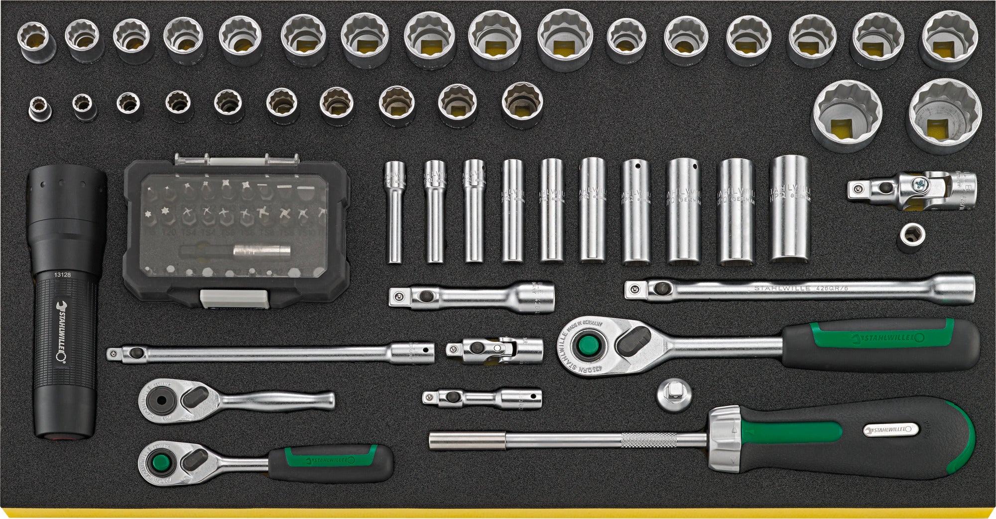 Stahlwille Set of 206 7-Drawer AOG-Kit for Aircraft with Tool Trolley No. 13217 - ST 98814915 Stahlwille