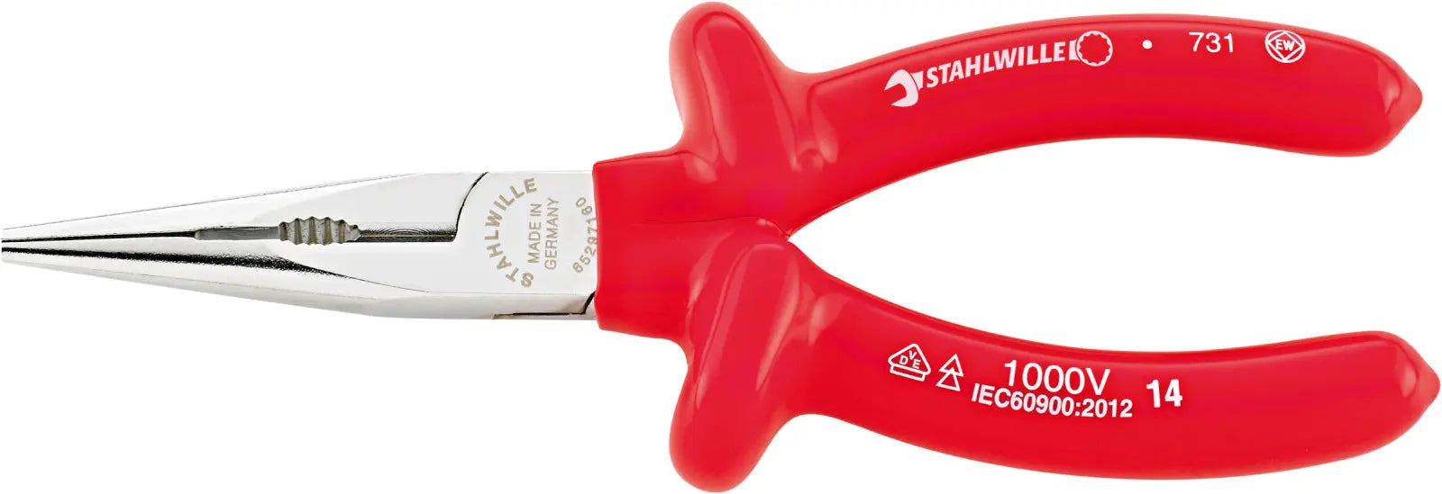 Stahlwille SNIPE NOSE PLIERS WITH CUTTER - 65297200 Stahlwille