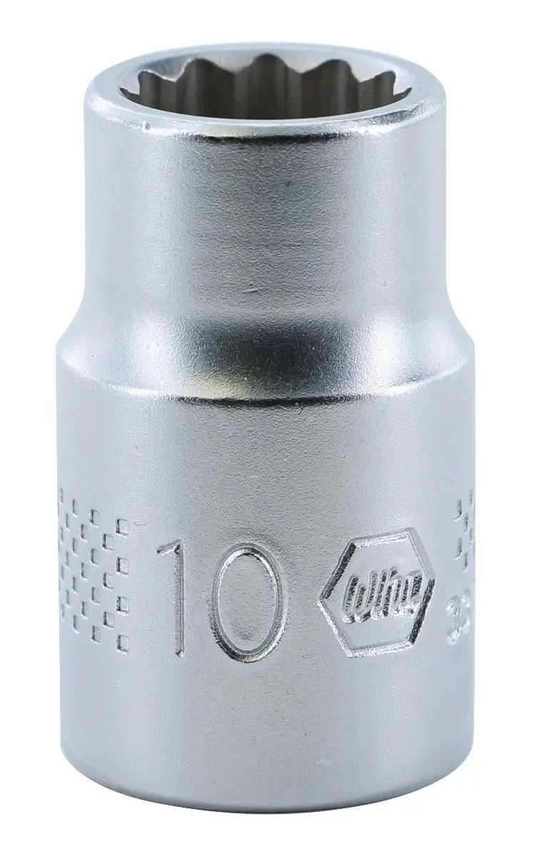 Wiha 33725, 3/8" Drive Socket, 12 Point, 10.0mm Wiha