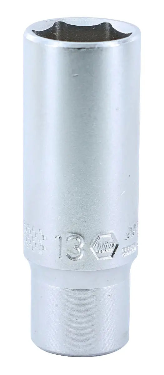 Wiha 33350, 1/4" Dr. Deep Socket Inch, 6 Pt, 13.0mm Wiha