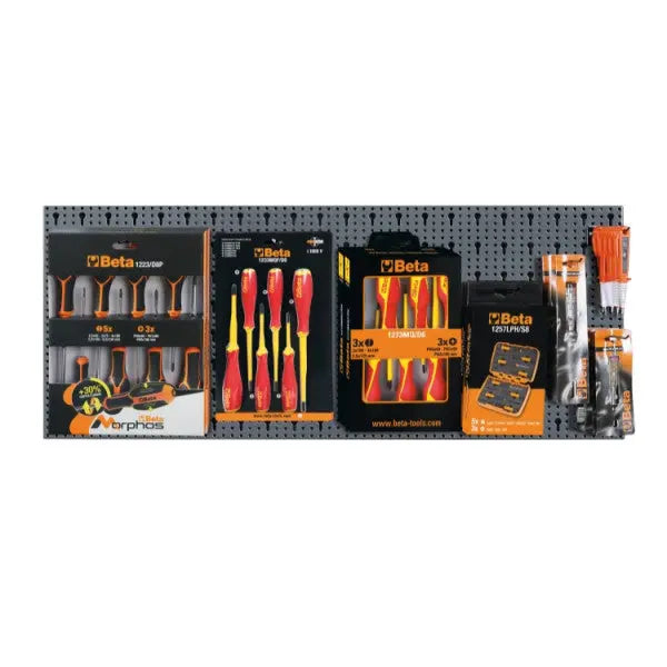 Beta Tools (Article# 6600 M/381) Set of 71 Assortment Tools with Hooks without Panel - BT 066000381 