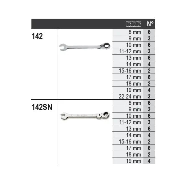 Beta Tools (Article# 6600 M/40) Set of 100 Assortment Tools with Hooks without Panel - BT 066000040 