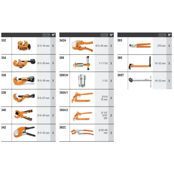 Beta Tools (Article# 6600 M/465) Set of 36 Assortment Tools with Hooks without Panel - BT 066000465 