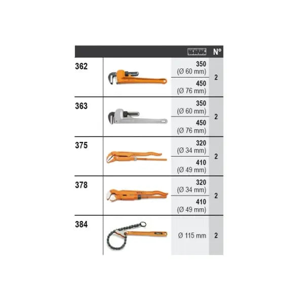 Beta Tools (Article# 6600 M/480) Set of 18 Assortment Tools with Hooks without Panel - BT 066000480 