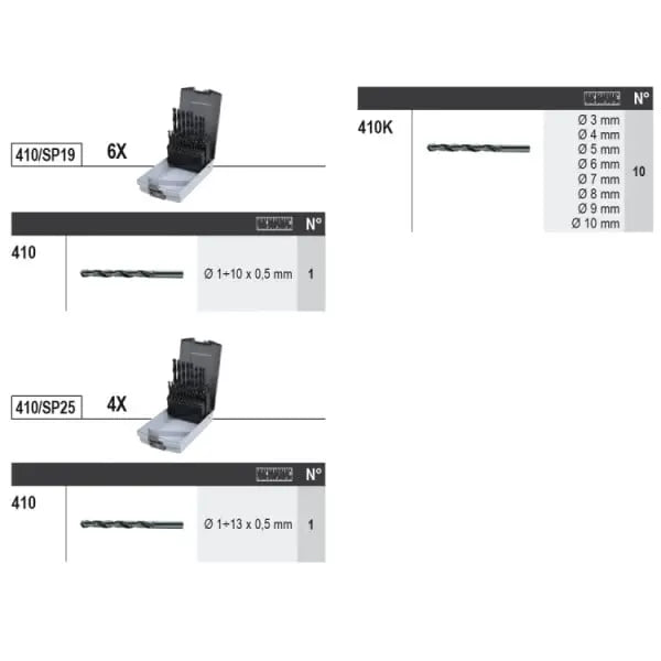 Beta Tools (Article# 6600 M/565) Set of 324 Assortment Tools with Hooks without Panel - BT 066000565 