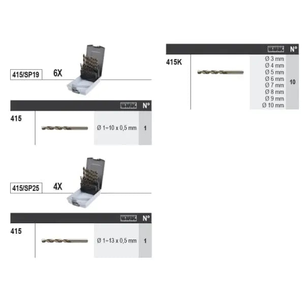 Beta Tools (Article# 6600 M/567) Set of 294 Assortment Tools with Hooks without Panel - BT 066000567 