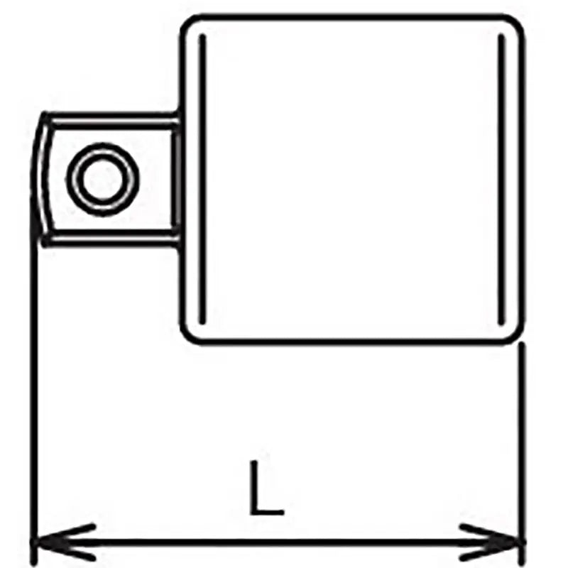 Ko-ken Tools 3/4 Sq. Dr. Adaptor 1/2 Square Length 47mm Ko-ken Tools
