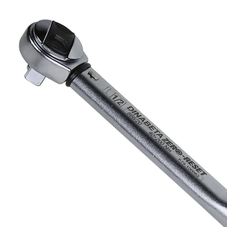 Beta Tools (Article# 666/C5) Zero-Reset Click-Type Torque Wrench, Sockets and Extension Bars with Case - BT 006661005 