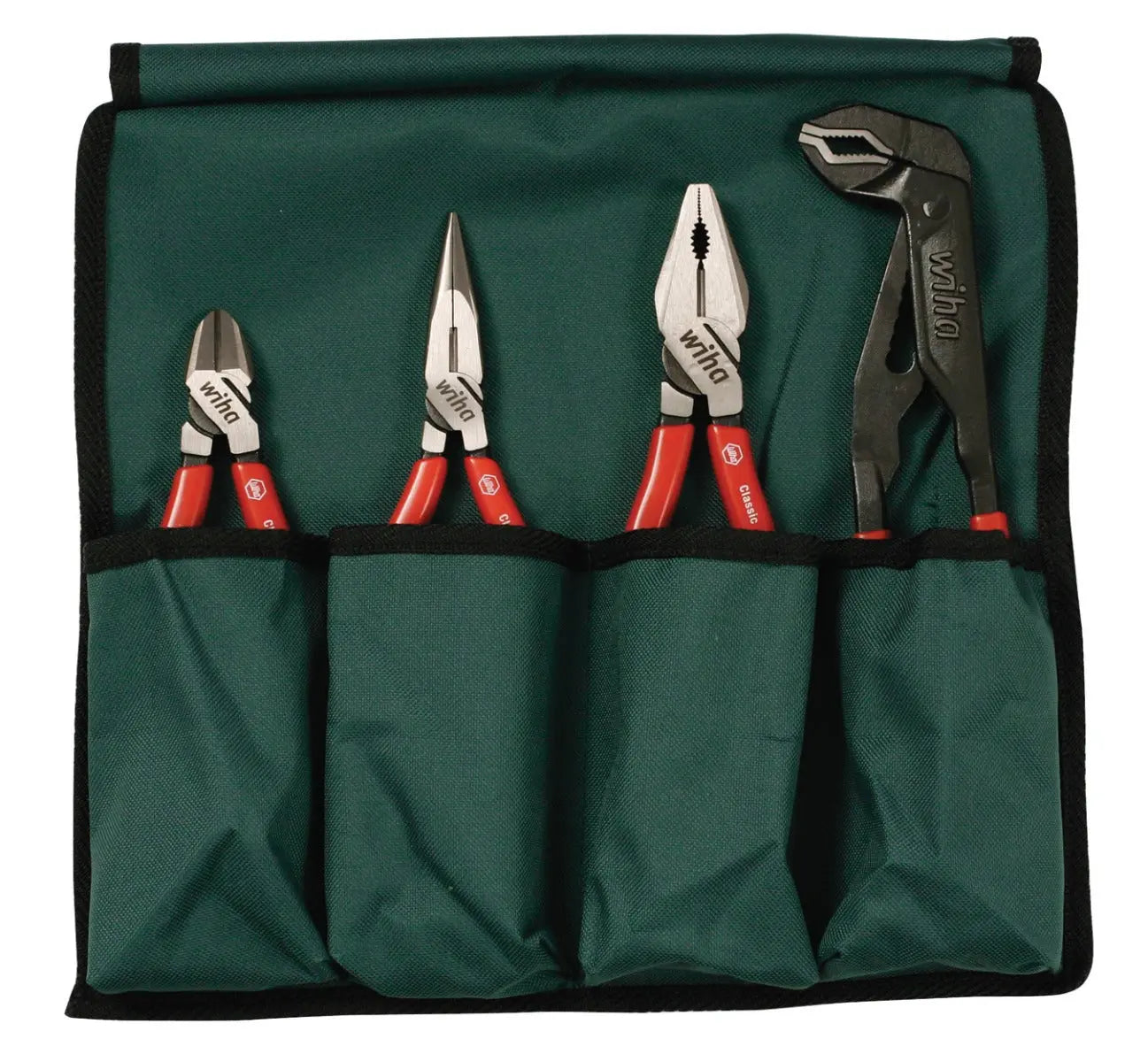 Wiha 32601, Soft Grip Pliers & Cutters 4 Pc. Set Wiha