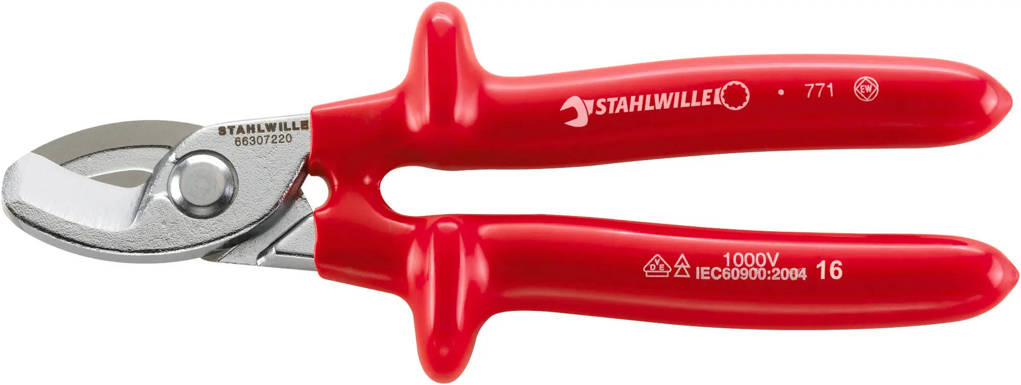 Stahlwille VDE Cable Shear, Length 220mm - ST 66307220 Stahlwille