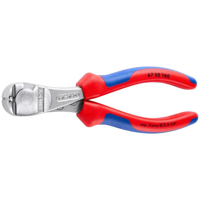 Knipex High Leverage End Cutting Nipper, 6-1/4 in - KN 67 05 160 Knipex