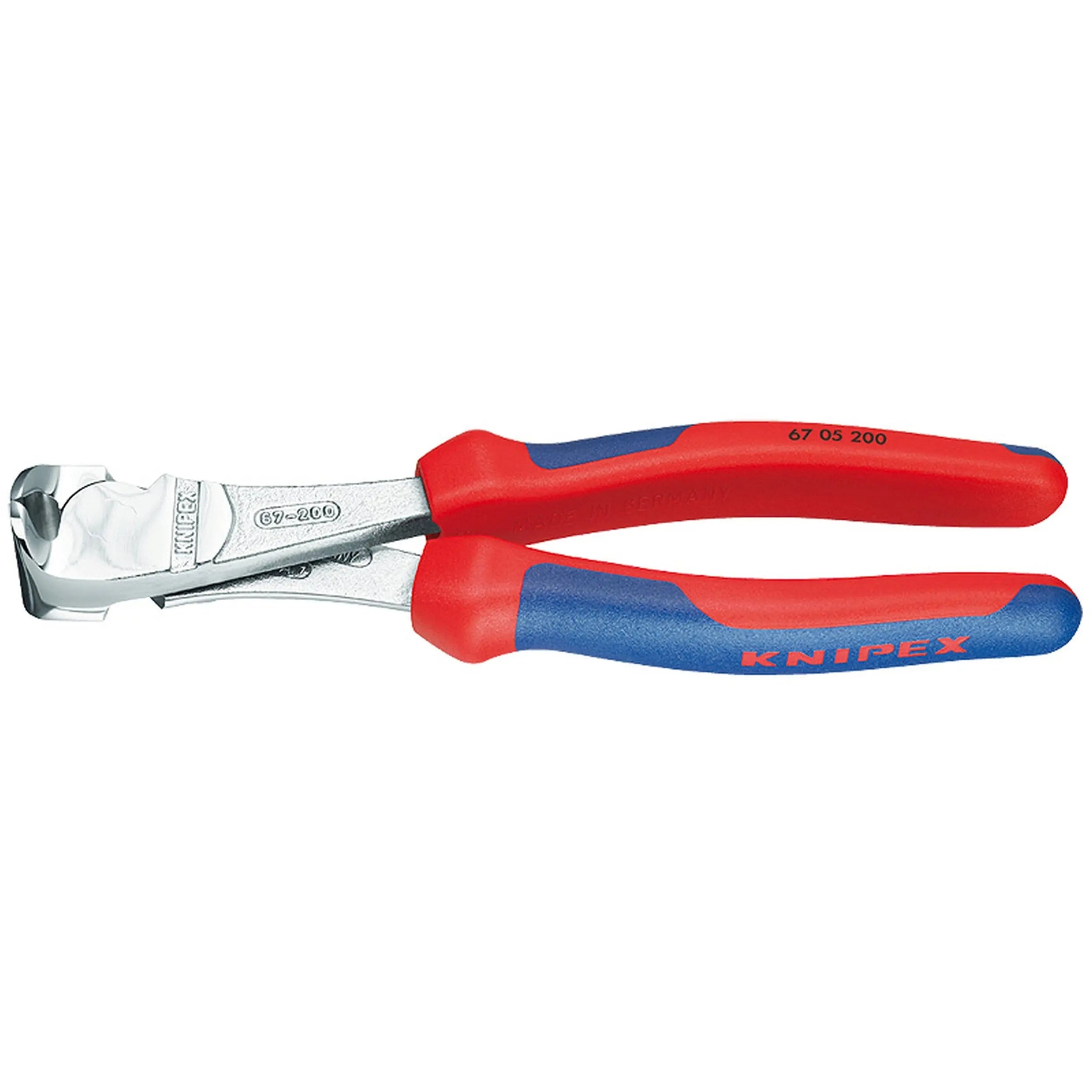 Knipex 67 05 200 KN | High Leverage End Cutter, Chrome, Multi-Component Knipex