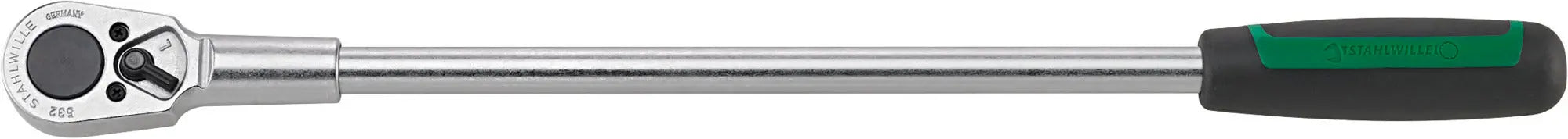 Stahlwille 1/2 in Square Drive Ratchet, Length 497mm - ST 13121020 Stahlwille