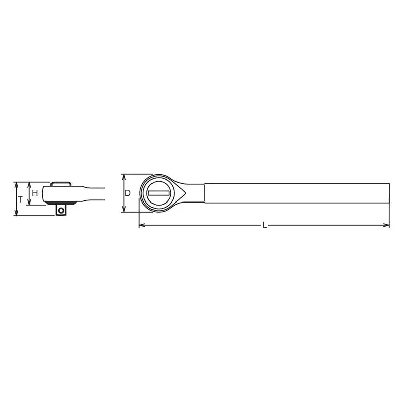 Ko-ken Tools 3/4 Sq. Dr. Ratchet Handle Length 500mm Ko-ken Tools
