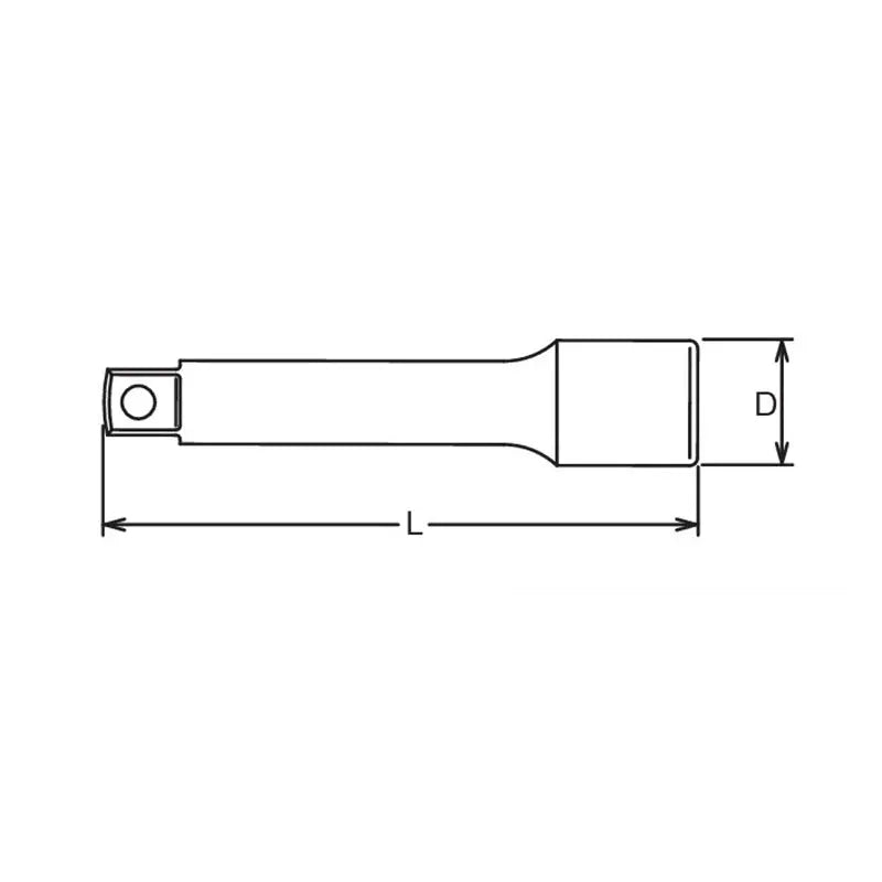 Ko-ken Tools 3/4 Sq. Dr. Extension Bar Length 75mm Ko-ken Tools