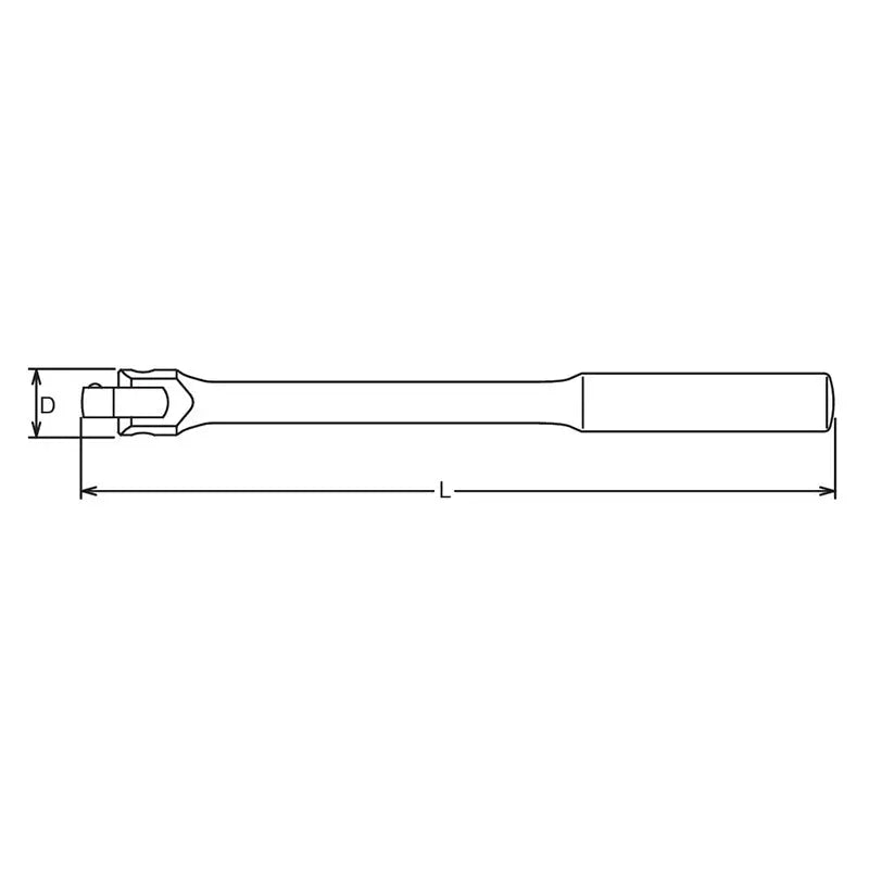 Ko-ken Tools 3/4 Sq. Dr. Hinge Handle Length 450mm Ko-ken Tools