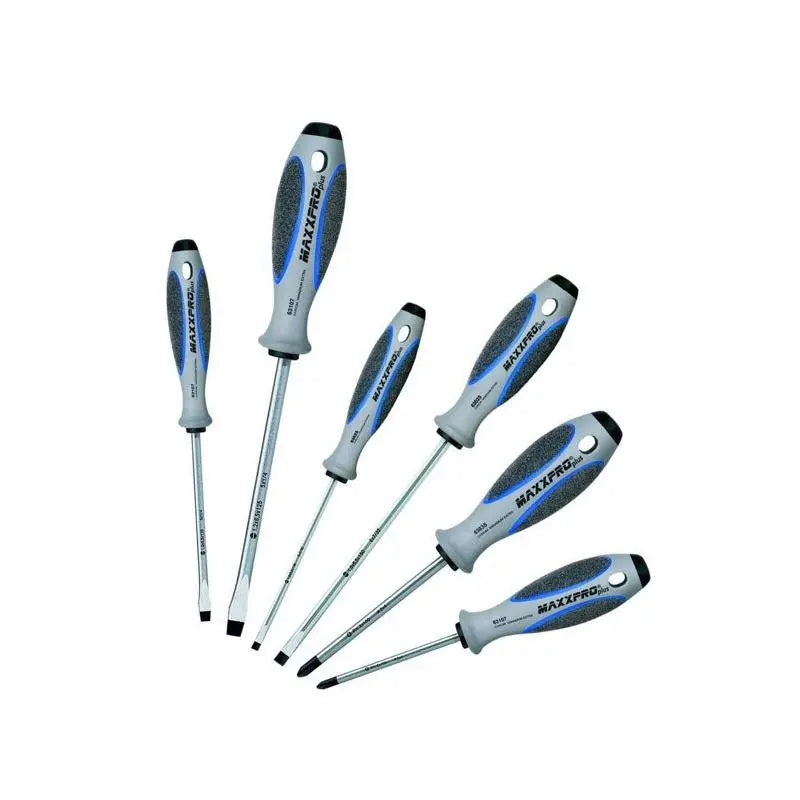 Knipex Set of 6 Maxxpro Slotted and Phillips Plus Screwdrivers - KN 9T 663864 Knipex