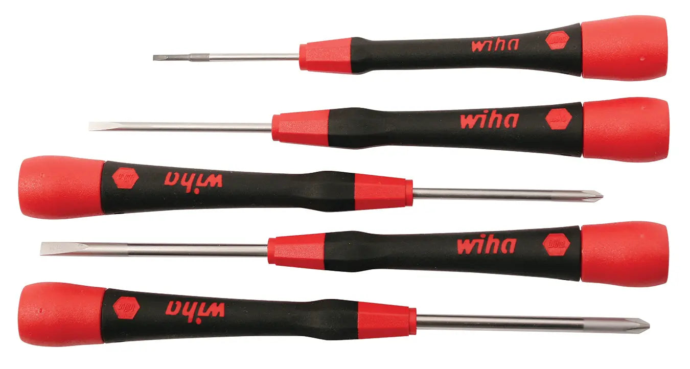Wiha 26195, PicoFinish Precision Slot/Ph 5 Pc. Set Wiha