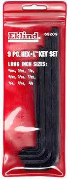 Eklind Set of 9 Long Series Hexagon L-Key with Pouch - EK 69209 Hexagon L-Key Set Eklind