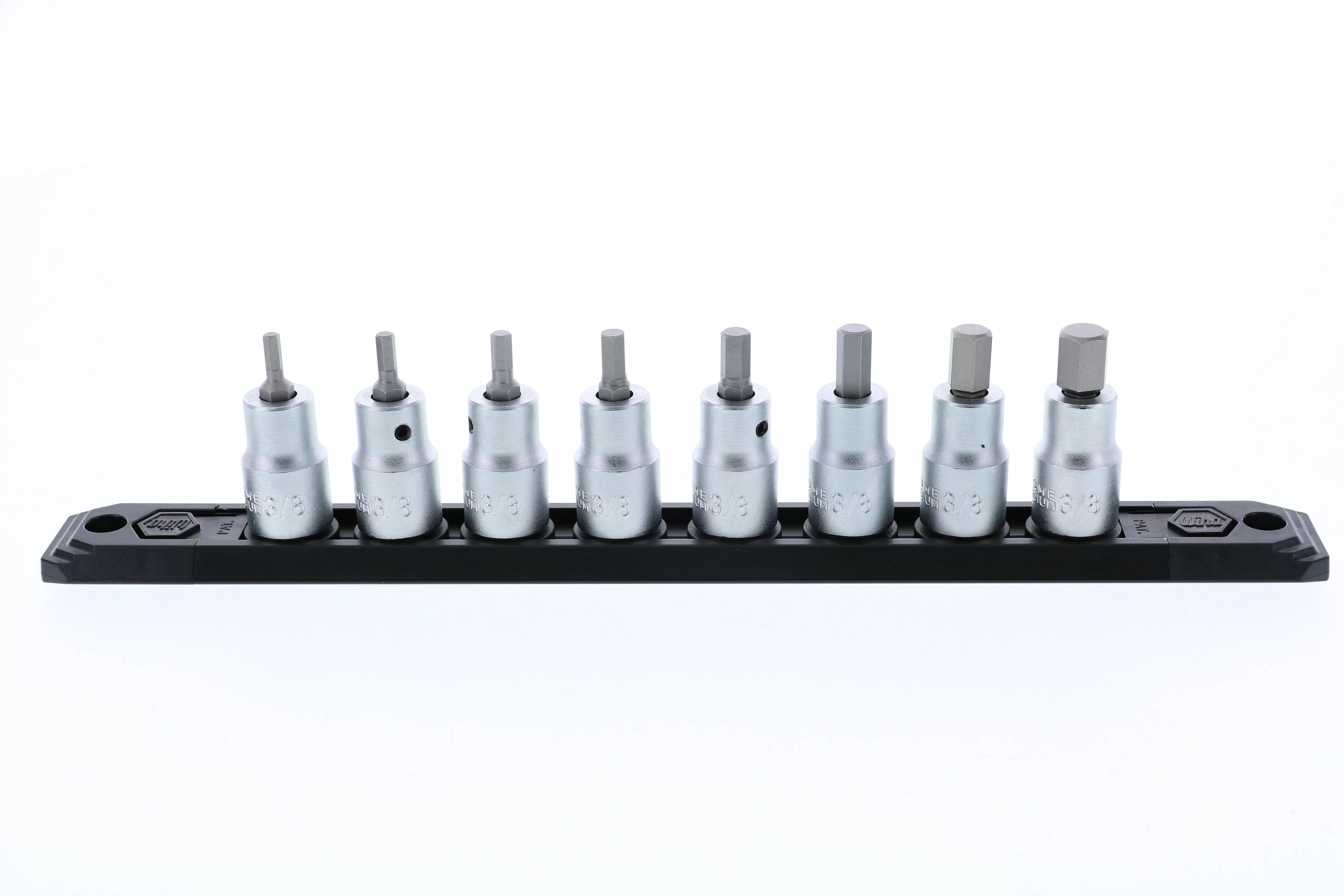 Wiha 71392, Hex Inch Socket Set 3/8" Sq Drive 8Pc Wiha
