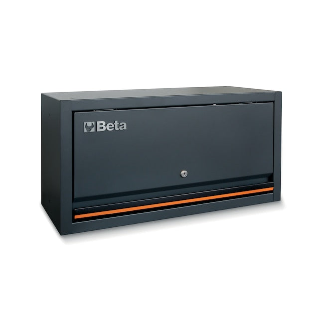 Beta Tools C45PRO BX Garage Tool Storage Cabinet System with Stainless Steel Coated Worktop, 77.17 in L x 19.49 in D x 78.74 in H - BT 045001998