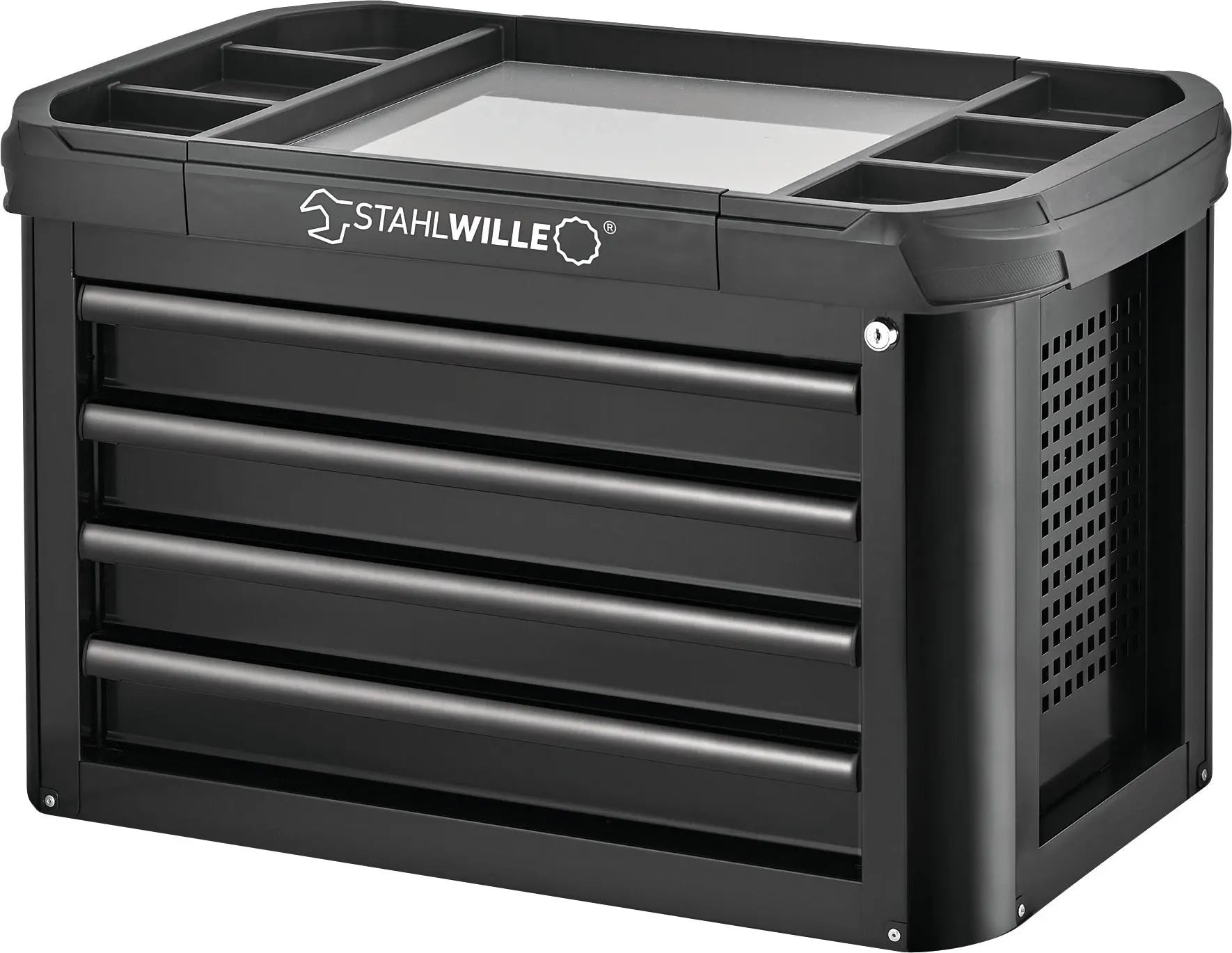Stahlwille Tool Trolley 93/6 A with Top Box and Work Spotlight - ST 98830196 Stahlwille